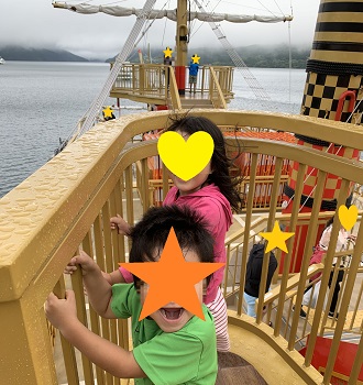 子連れ必見 箱根の海賊船 クイーン芦ノ湖 に穴場の観覧スポットあり ちょこままチャンネル
