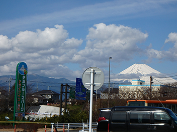 伊豆フルーツパークから見える富士山