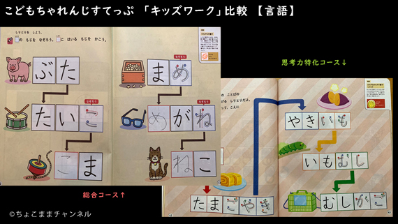 こどもちゃれんじ思考力特化コースが面白い 総合コースと比較受講した口コミ ちょこままチャンネル